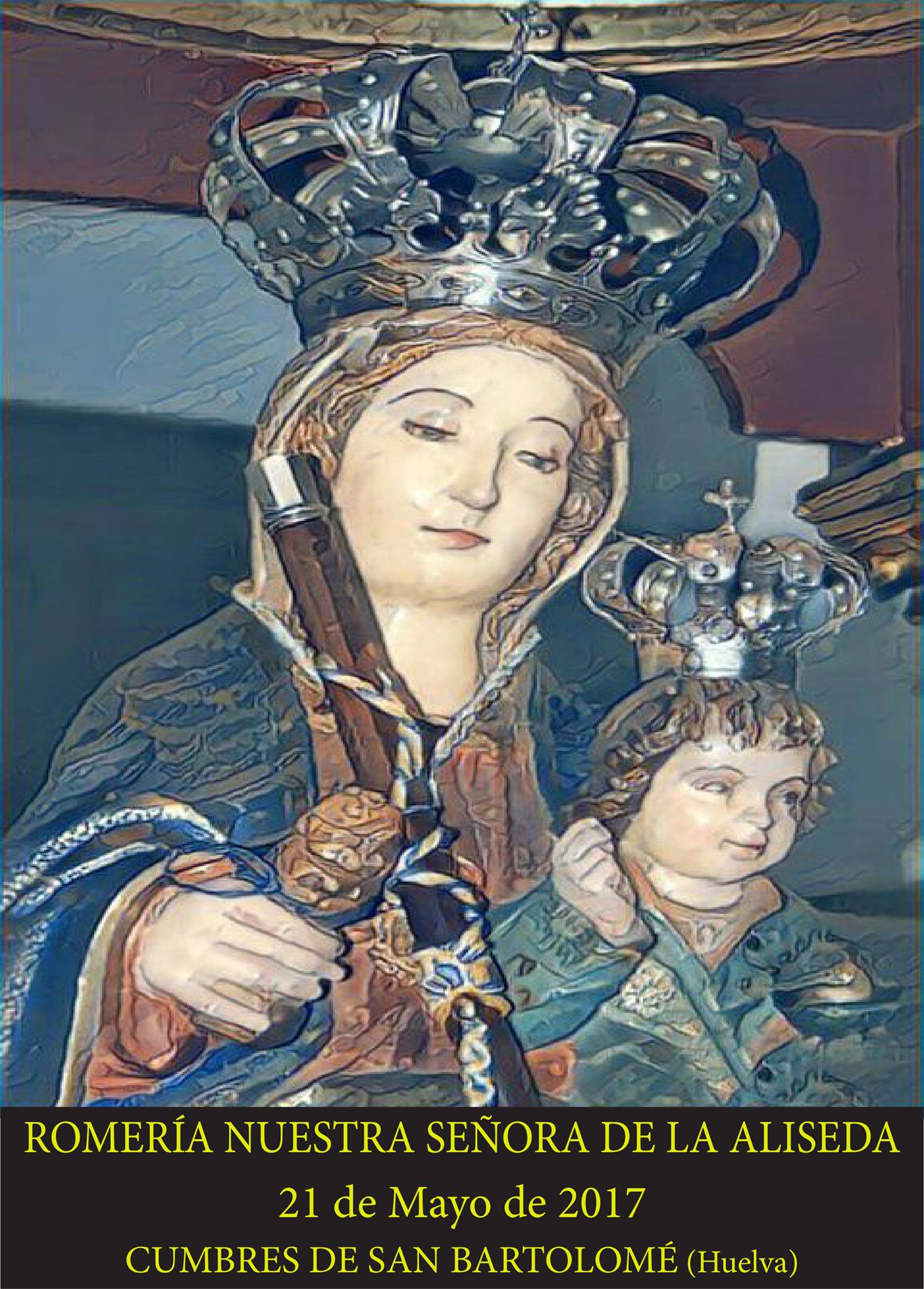 Romería en honor a la Virgen de la Aliseda 2017 Cumbres de San Bartolomé